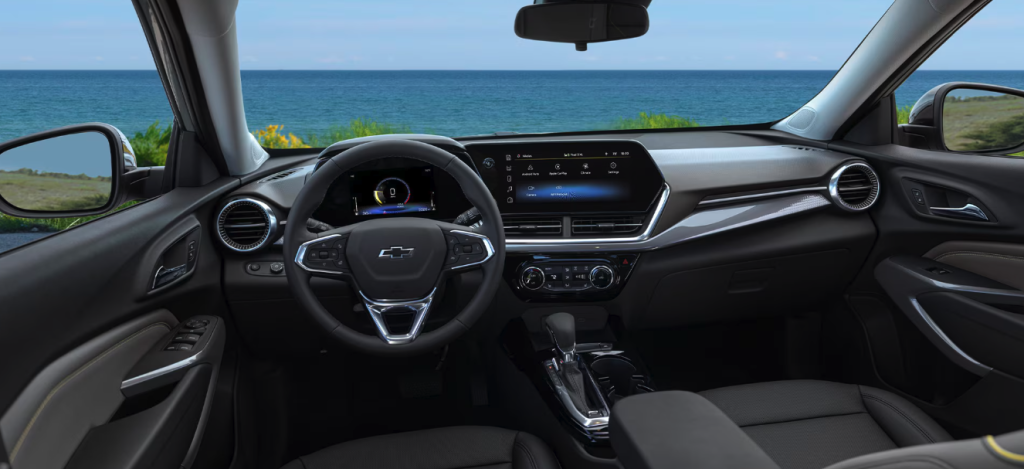 Interior of the 2026 Chevrolet Trax for sale in Philadelphia at Hessert Chevrolet