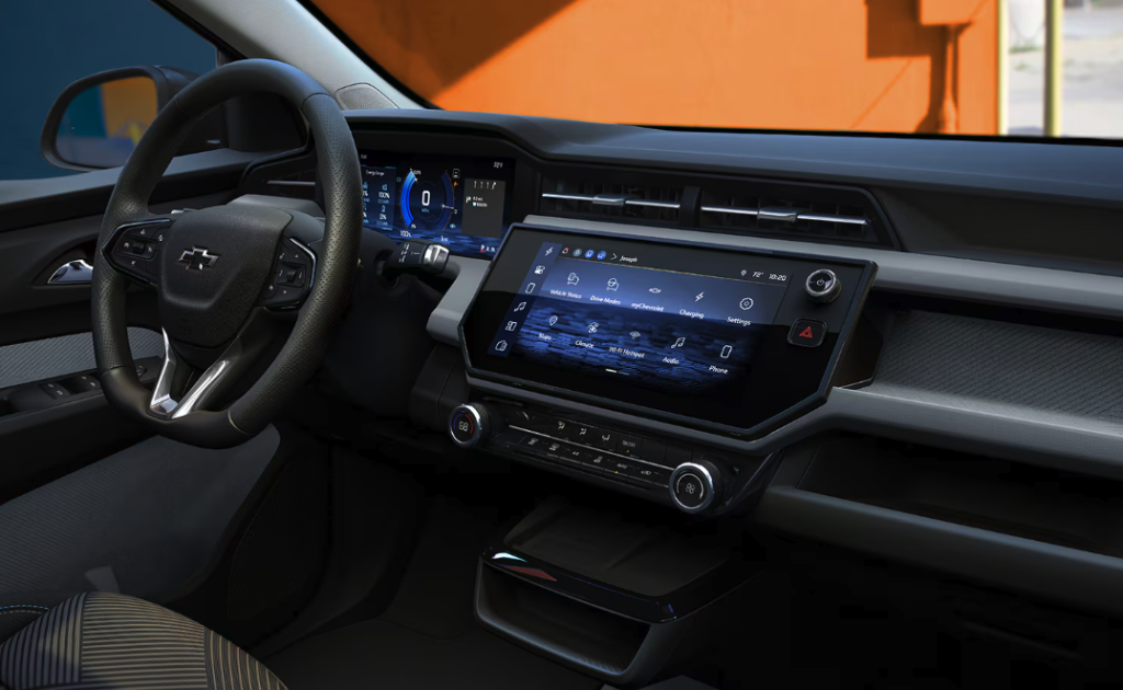 Interior of the 2027 Chevrolet Bolt for sale in Philadelphia at Hessert Chevrolet