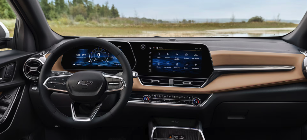 Interior of the 2026 Chevrolet Equinox for sale in Philadelphia at Hessert Chevrolet
