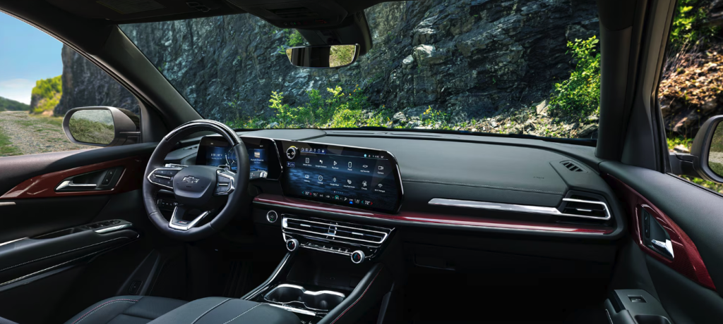 Interior of the 2026 Chevrolet Traverse for sale in Philadelphia at Hessert Chevrolet