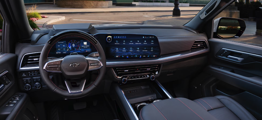 Interior of the 2026 Chevrolet Tahoe for sale in Philadelphia in Hessert Chevrolet
