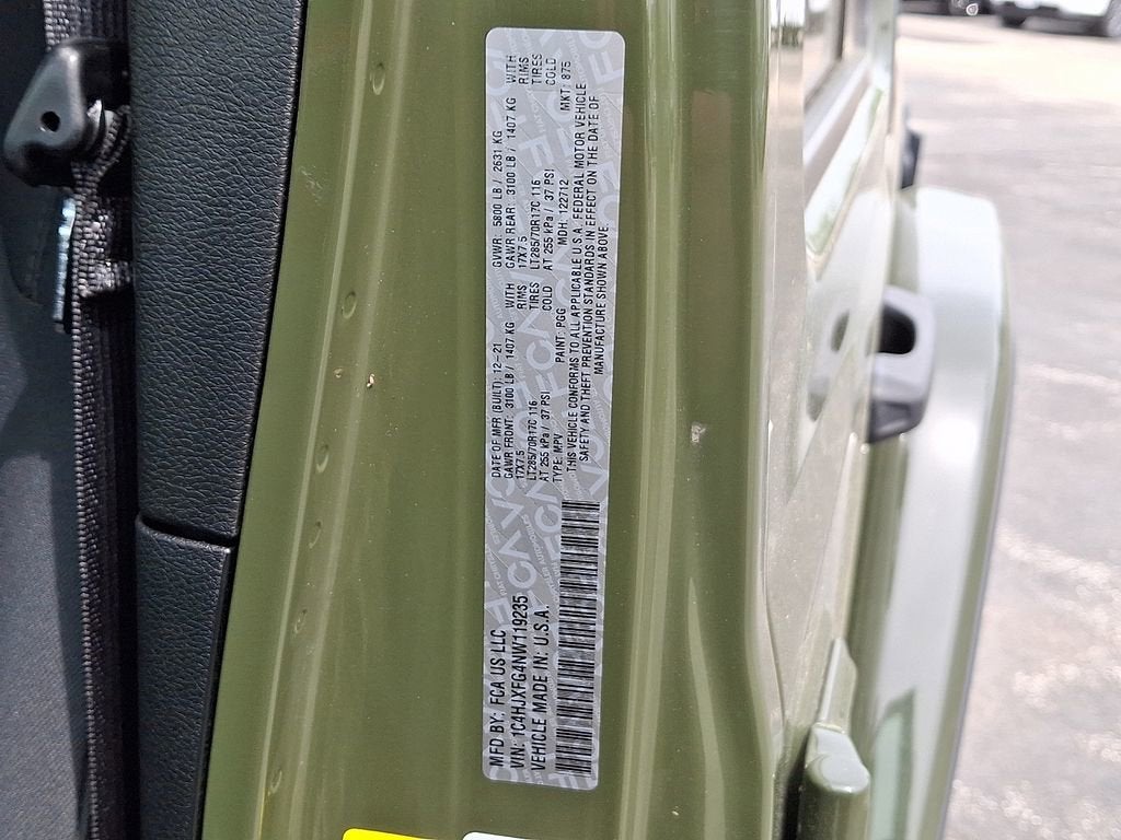 2022 Jeep Wrangler Unlimited Rubicon 4x4