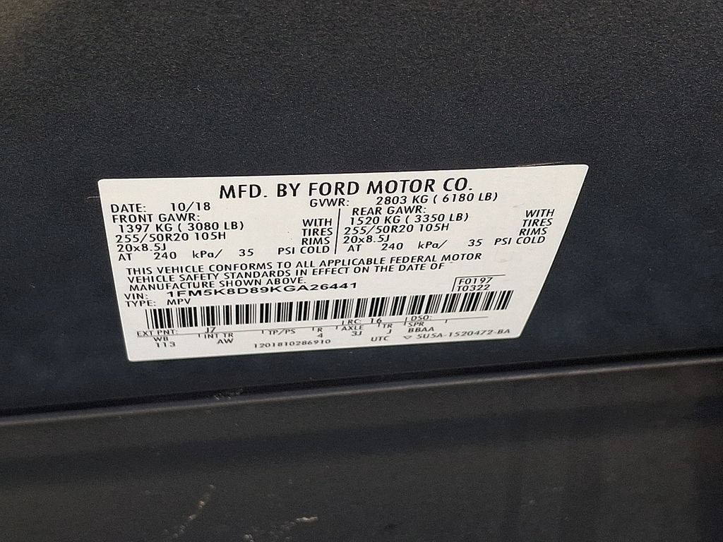 2019 Ford Explorer XLT