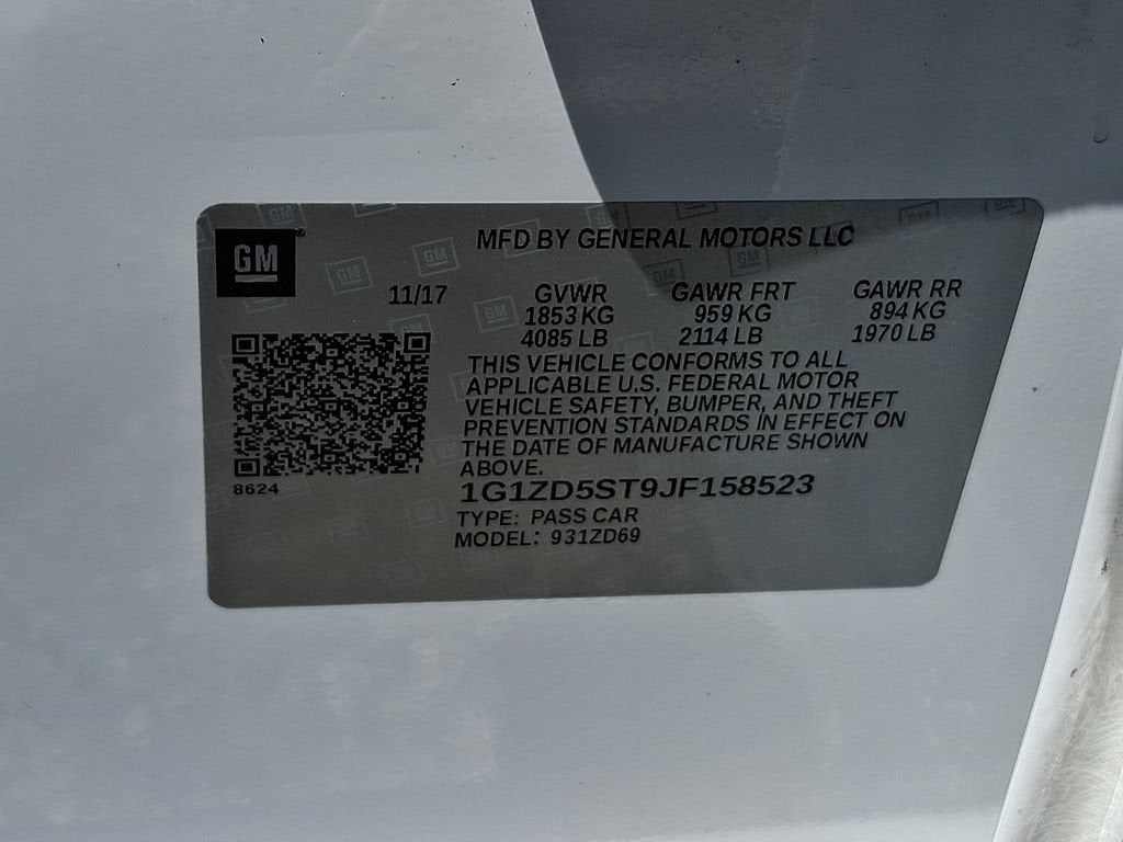 2018 Chevrolet Malibu LT