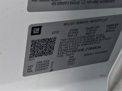 2020 Chevrolet Silverado 1500 Custom