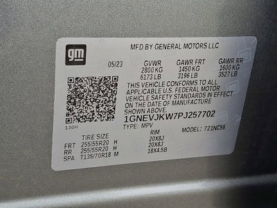 2023 Chevrolet Traverse RS