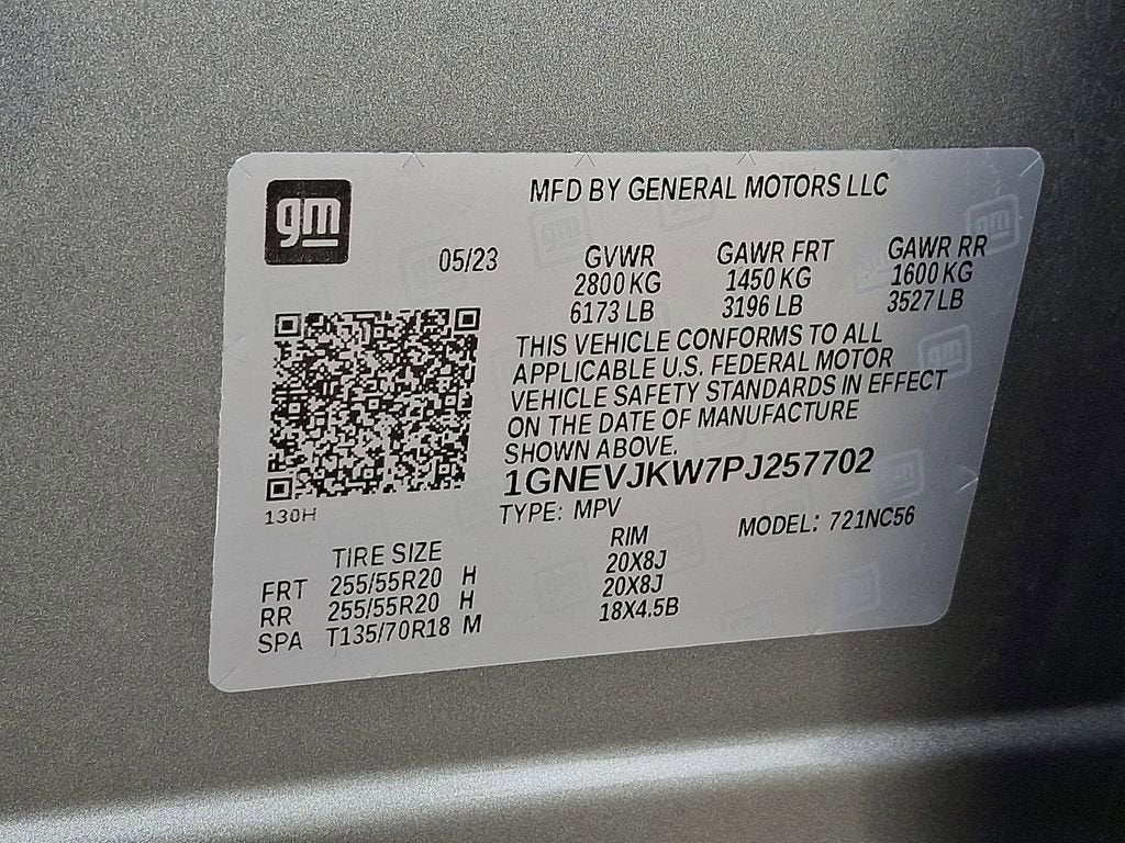 2023 Chevrolet Traverse RS