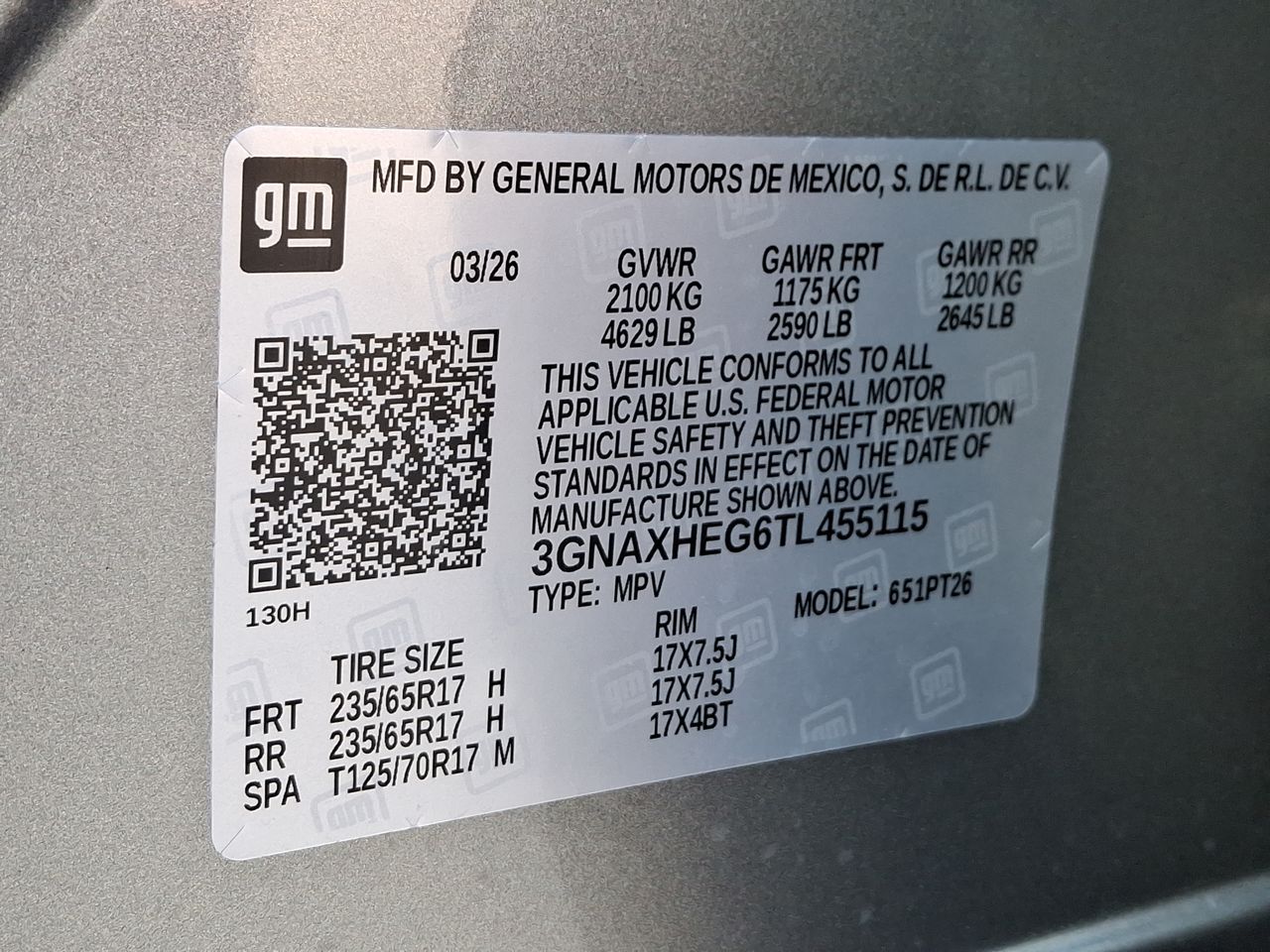 2026 Chevrolet Equinox LT