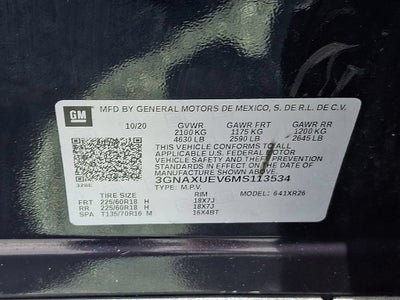 2021 Chevrolet Equinox LT