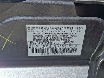 2024 Nissan Sentra SV