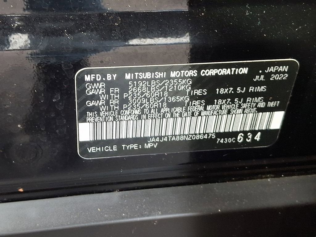 2022 Mitsubishi Outlander ES 2.5 S-AWC