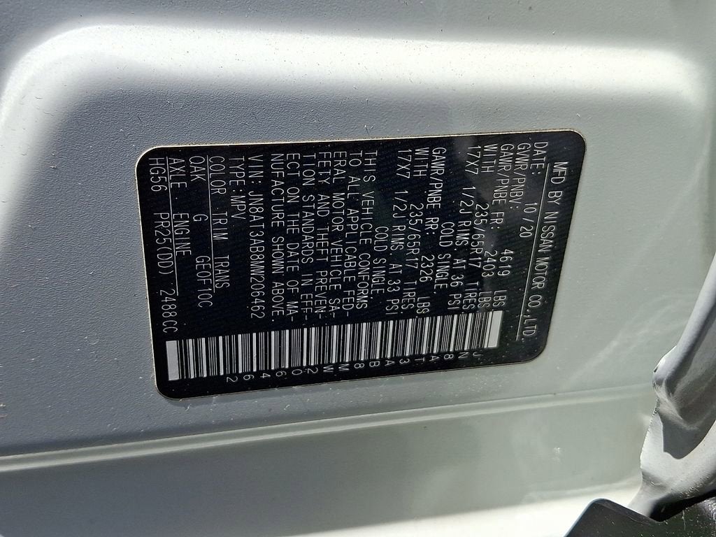 2021 Nissan Rogue S Intelligent AWD