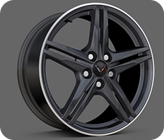 Satin Graphite wheels