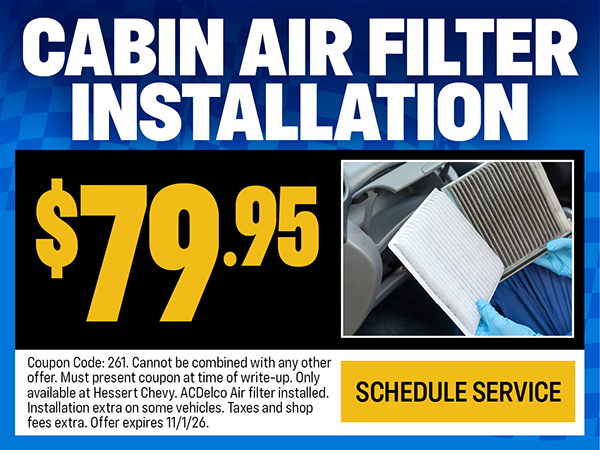 Cabin Air Filter

Installation